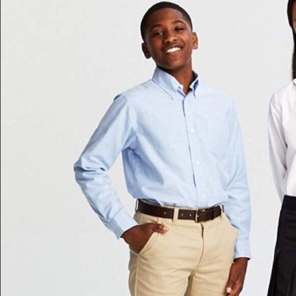 5 Piece French Toast Oxford Button Down Dress Shirts for School, Church, Etc. - Picture 3 of 8